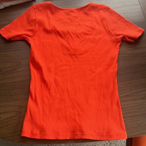 2/20$ ICHI orange tee - Picture 3 of 3